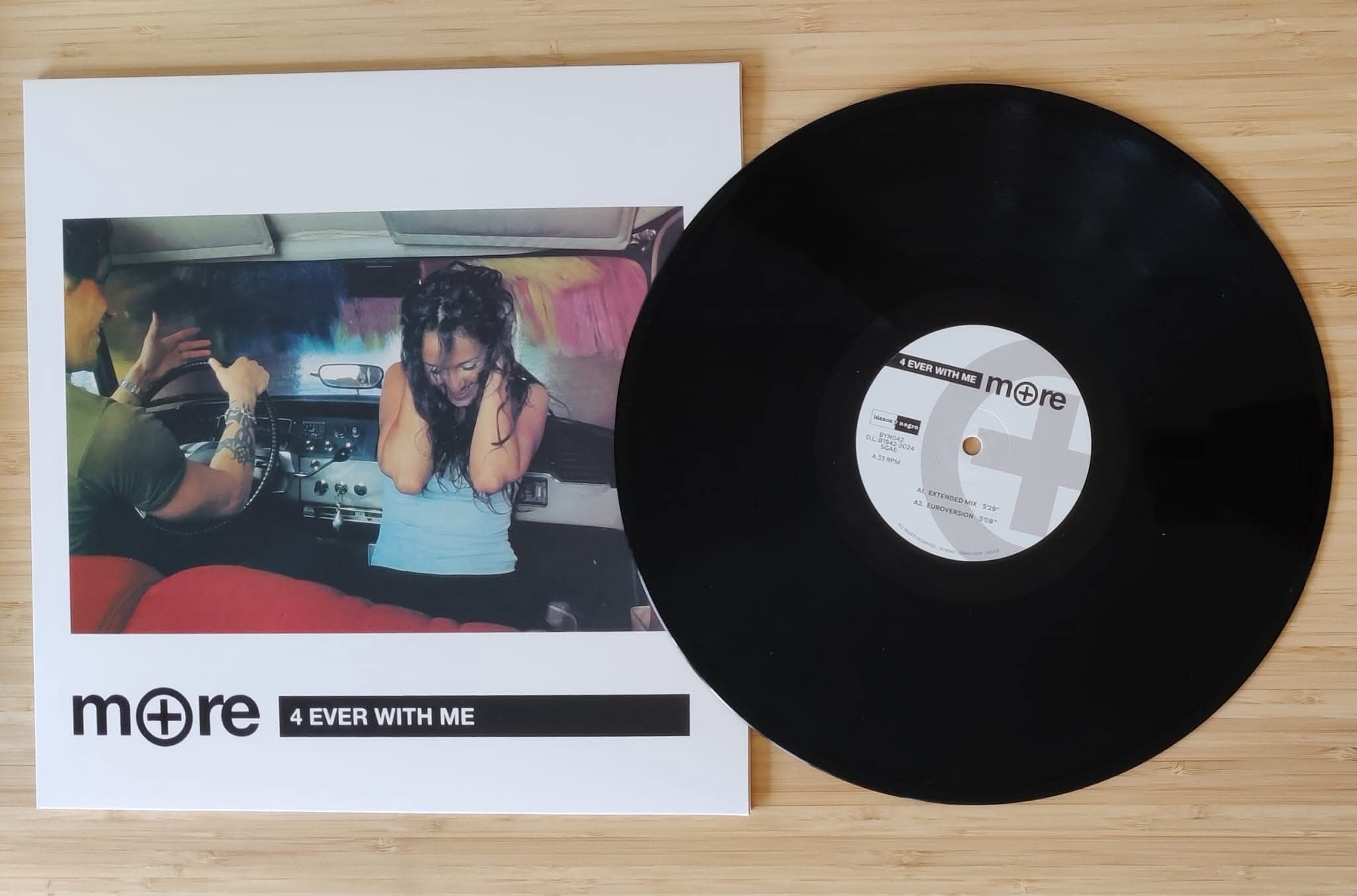 More – 4 Ever With Me(VINILO COLOR NEGRO) - Imagen 3