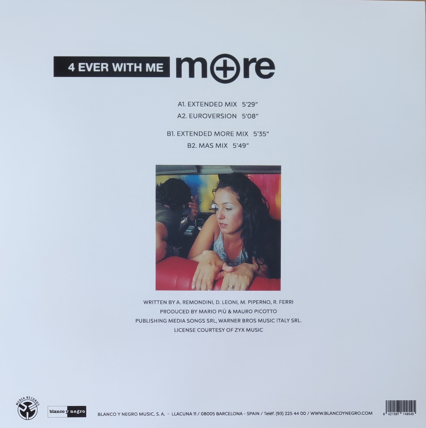 More – 4 Ever With Me(VINILO COLOR NEGRO) - Imagen 2