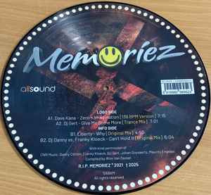 Various – Memoriez - The Picture Disc - Imagen 2