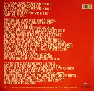 Pet Shop Boys – Can You Forgive Her? - Imagen 2