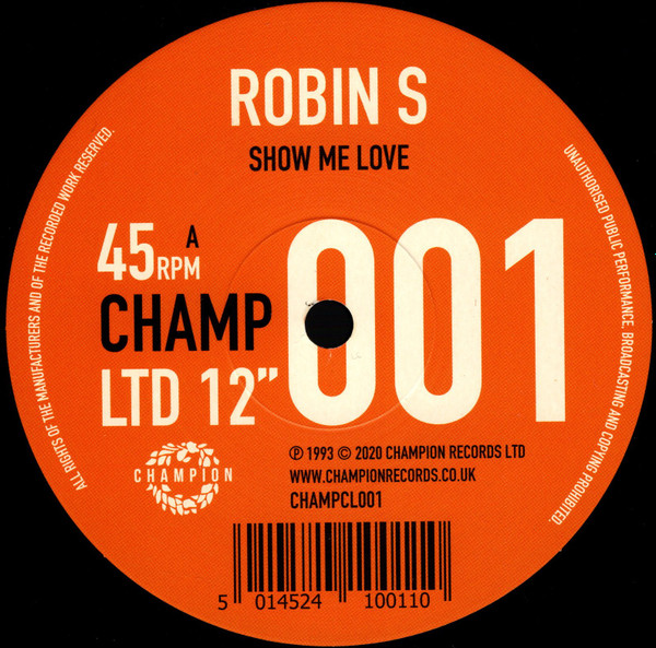 Robin S ‎– Show Me Love / Luv 4 Luv - Imagen 3