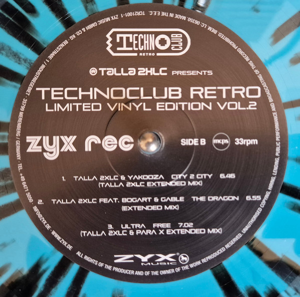 Talla 2XLC – Technoclub Retro (Limited Vinyl Edition Vol. 2) - Imagen 6