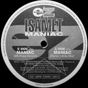 Isamet Maniac Repress EZ2 45RPM