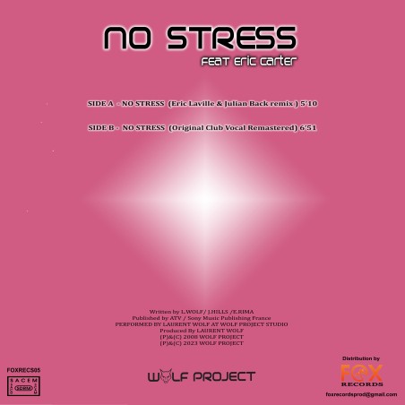 Laurent Wolf ‎– No Stress (Remix Eric Laville & Julian Back) - Imagen 2