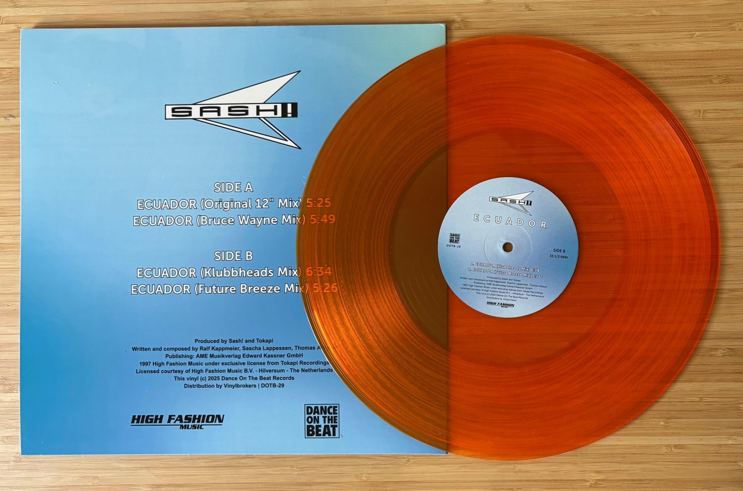 Sash! Feat. Rodriguez ‎– Ecuador - Imagen 3