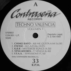 Various ‎– Techno Valencia Volumen 1 - Imagen 3