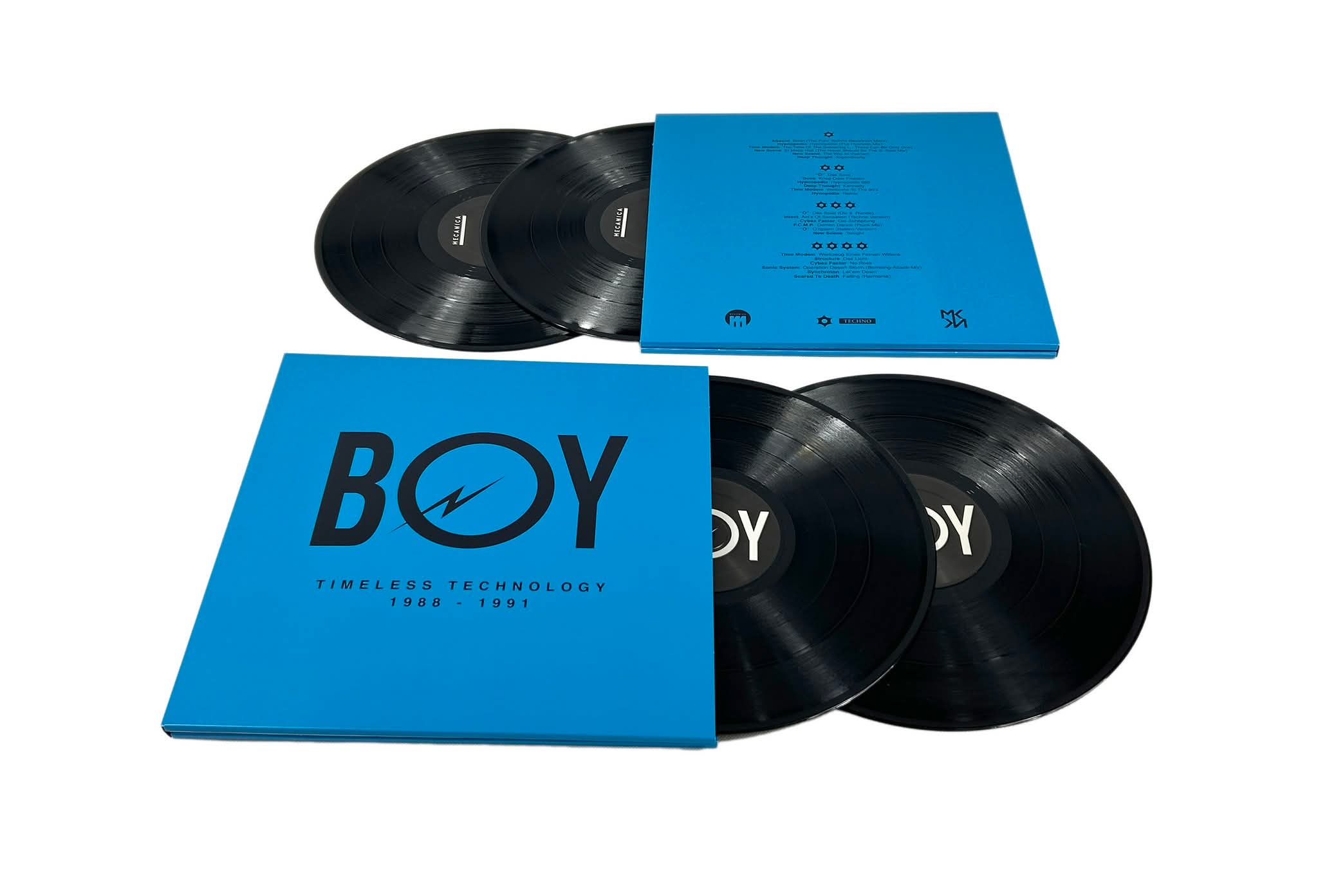 BOY Records - Timeless Technology 1 1988-1991 4LP - Imagen 2