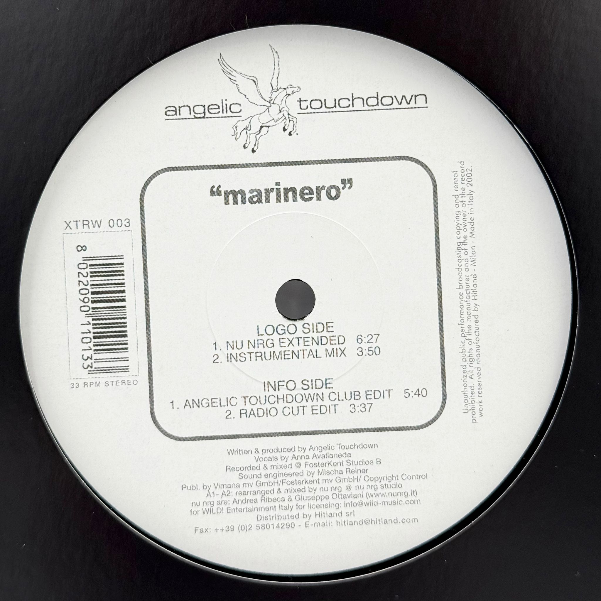 Angelic Touchdown ‎– Marinero - Imagen 2