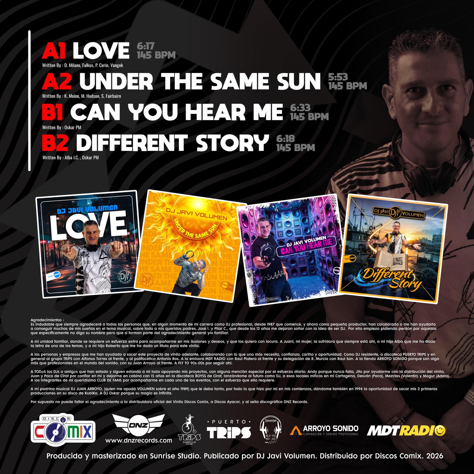 DJ Javi Volumen - Love Vibes EP - Imagen 2