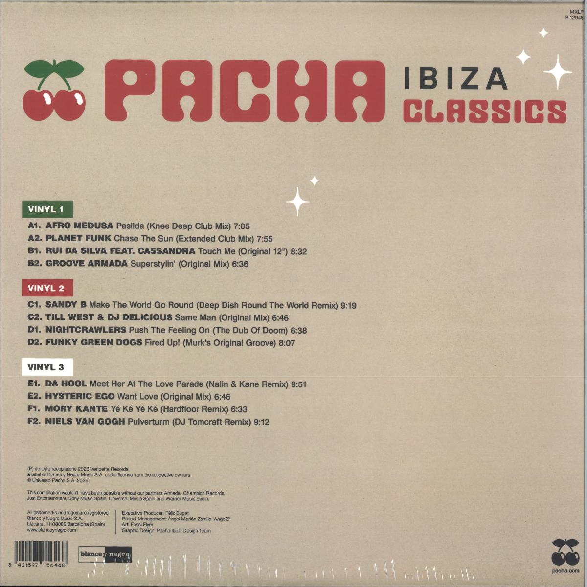 Various ‎– Pacha Ibiza Classics 3xLP🔴🟢⚪ - Imagen 2